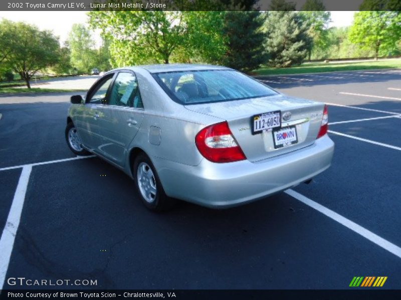 Lunar Mist Metallic / Stone 2002 Toyota Camry LE V6