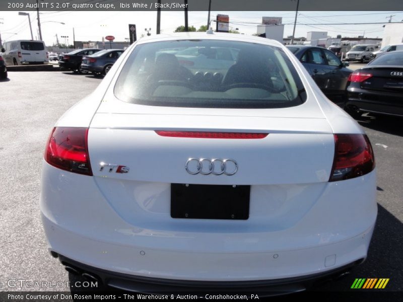 Ibis White / Black/Silver 2009 Audi TT S 2.0T quattro Coupe