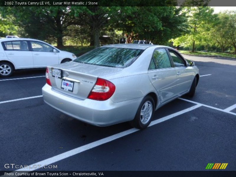 Lunar Mist Metallic / Stone 2002 Toyota Camry LE V6