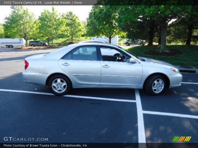 Lunar Mist Metallic / Stone 2002 Toyota Camry LE V6
