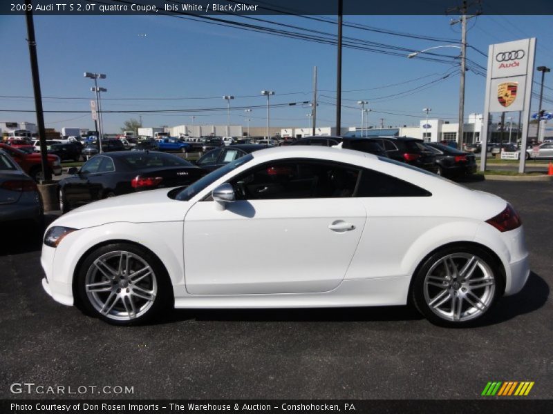 Ibis White / Black/Silver 2009 Audi TT S 2.0T quattro Coupe