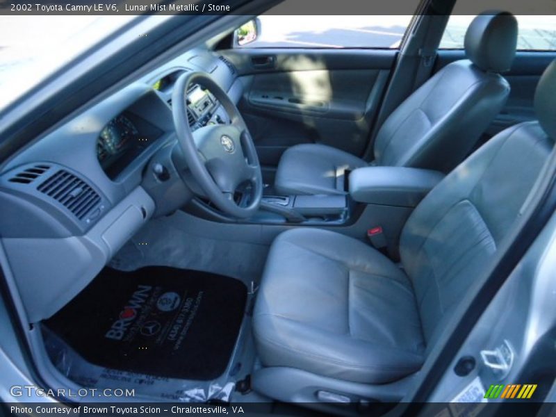 Lunar Mist Metallic / Stone 2002 Toyota Camry LE V6