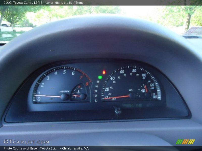 Lunar Mist Metallic / Stone 2002 Toyota Camry LE V6