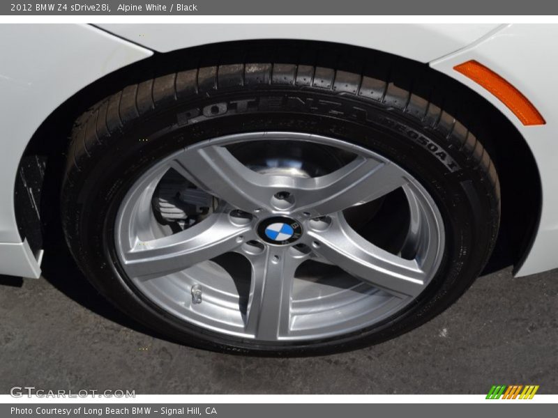 Alpine White / Black 2012 BMW Z4 sDrive28i