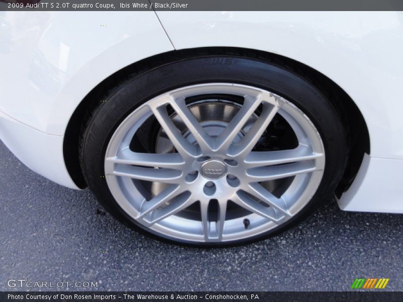 Ibis White / Black/Silver 2009 Audi TT S 2.0T quattro Coupe
