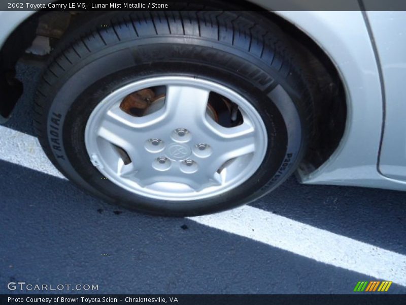 Lunar Mist Metallic / Stone 2002 Toyota Camry LE V6