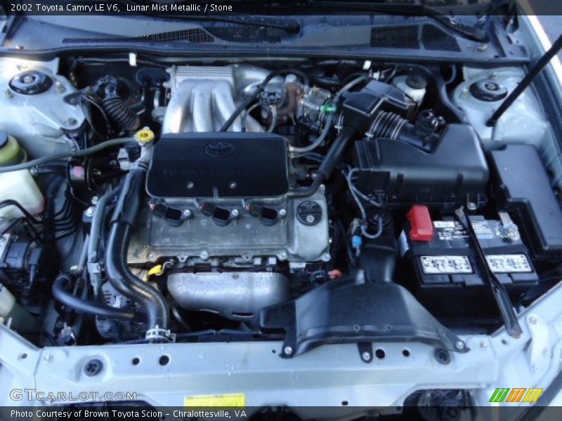 Lunar Mist Metallic / Stone 2002 Toyota Camry LE V6