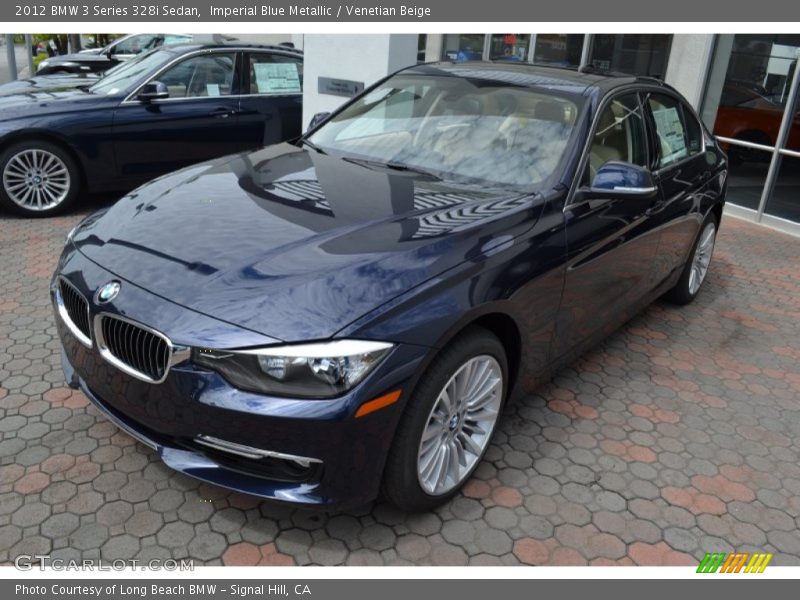 Imperial Blue Metallic / Venetian Beige 2012 BMW 3 Series 328i Sedan