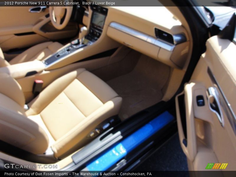 Black / Luxor Beige 2012 Porsche New 911 Carrera S Cabriolet