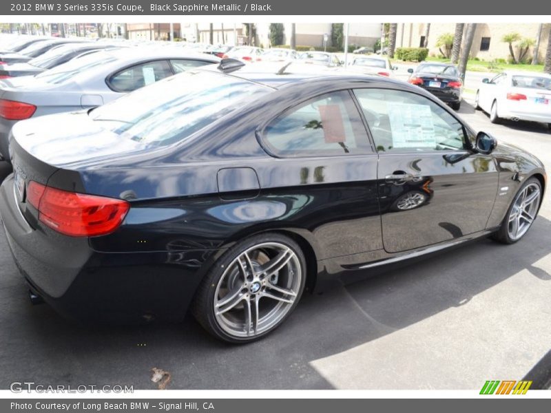 Black Sapphire Metallic / Black 2012 BMW 3 Series 335is Coupe