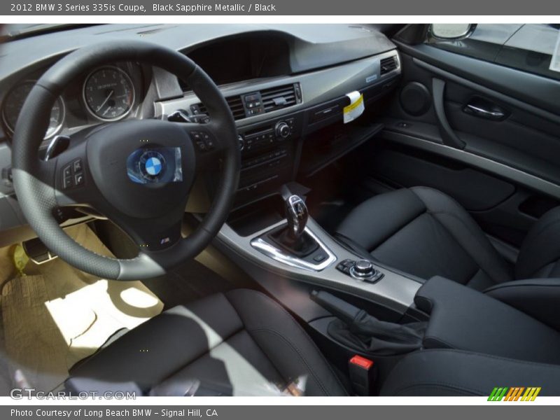 Black Sapphire Metallic / Black 2012 BMW 3 Series 335is Coupe