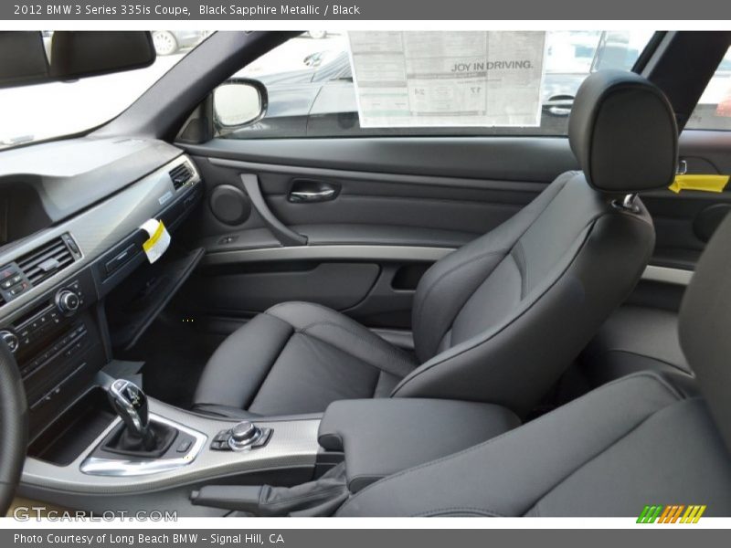 Black Sapphire Metallic / Black 2012 BMW 3 Series 335is Coupe