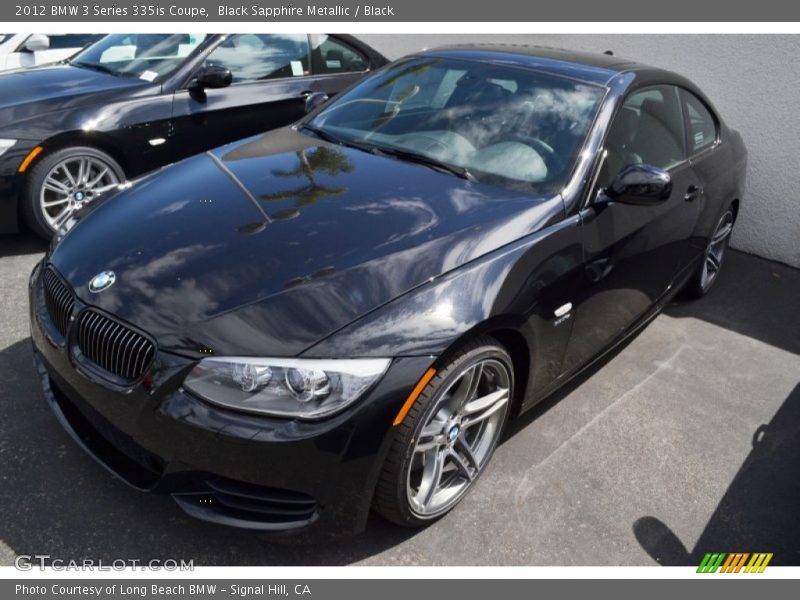 Black Sapphire Metallic / Black 2012 BMW 3 Series 335is Coupe