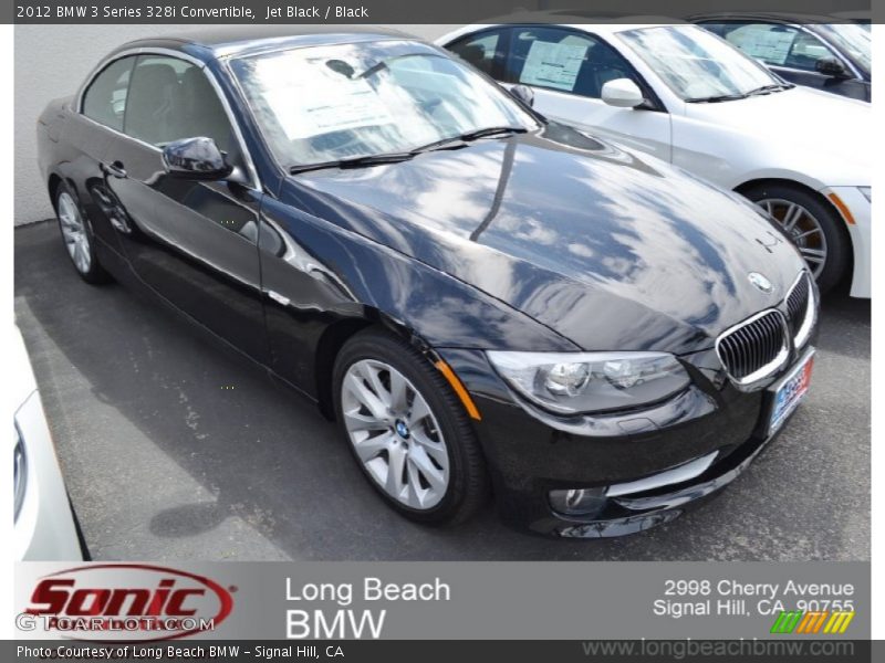 Jet Black / Black 2012 BMW 3 Series 328i Convertible