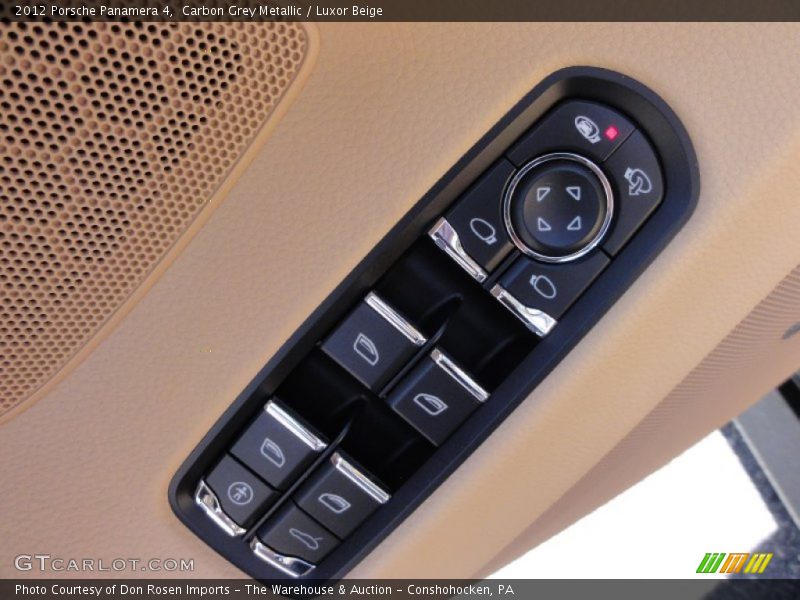 Carbon Grey Metallic / Luxor Beige 2012 Porsche Panamera 4