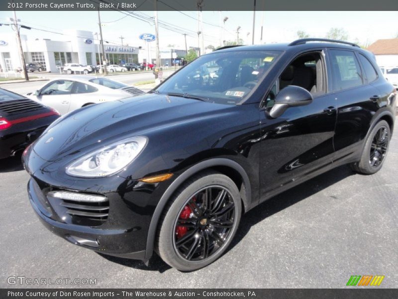 Black / Black 2012 Porsche Cayenne Turbo