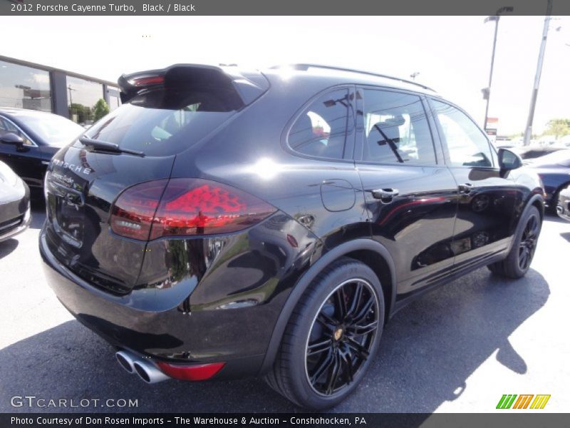 Black / Black 2012 Porsche Cayenne Turbo