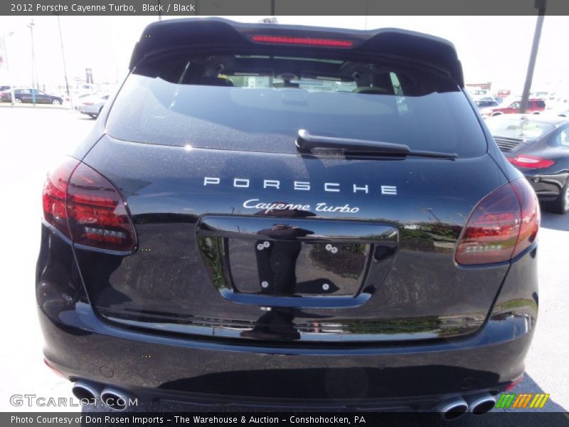 Black / Black 2012 Porsche Cayenne Turbo