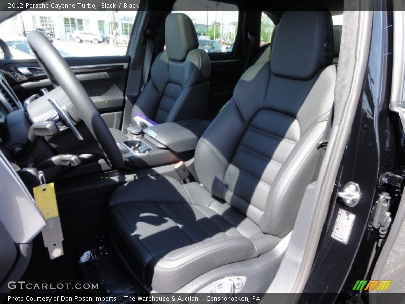 Black / Black 2012 Porsche Cayenne Turbo