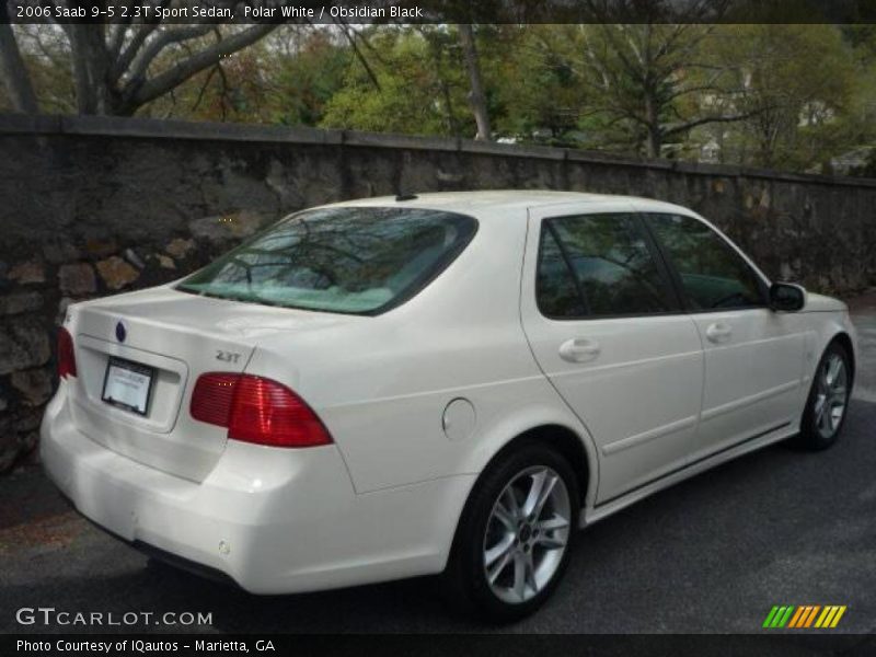 Polar White / Obsidian Black 2006 Saab 9-5 2.3T Sport Sedan