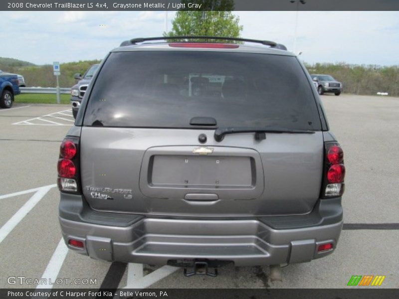 Graystone Metallic / Light Gray 2008 Chevrolet TrailBlazer LS 4x4