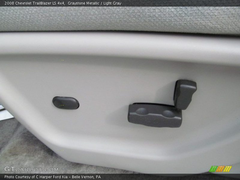 Graystone Metallic / Light Gray 2008 Chevrolet TrailBlazer LS 4x4