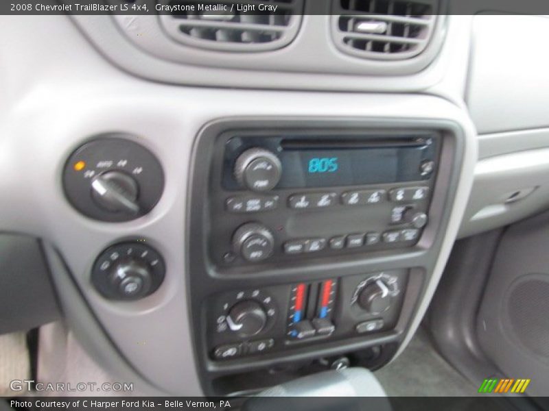 Graystone Metallic / Light Gray 2008 Chevrolet TrailBlazer LS 4x4