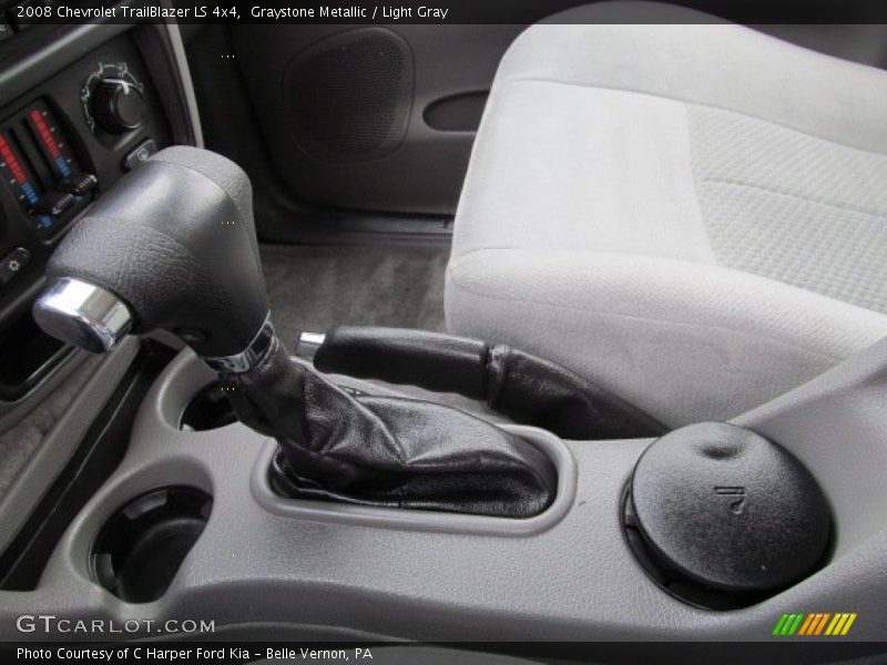 Graystone Metallic / Light Gray 2008 Chevrolet TrailBlazer LS 4x4