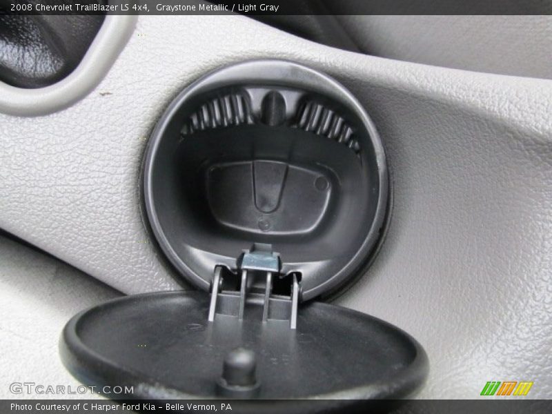 Graystone Metallic / Light Gray 2008 Chevrolet TrailBlazer LS 4x4