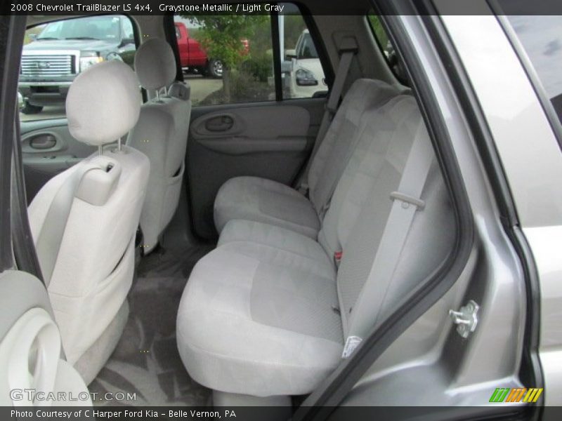 Graystone Metallic / Light Gray 2008 Chevrolet TrailBlazer LS 4x4