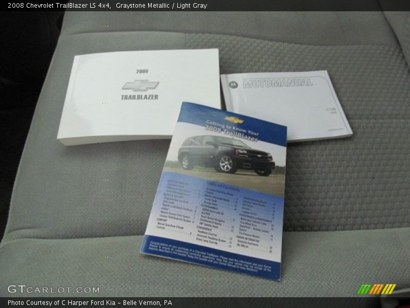 Graystone Metallic / Light Gray 2008 Chevrolet TrailBlazer LS 4x4