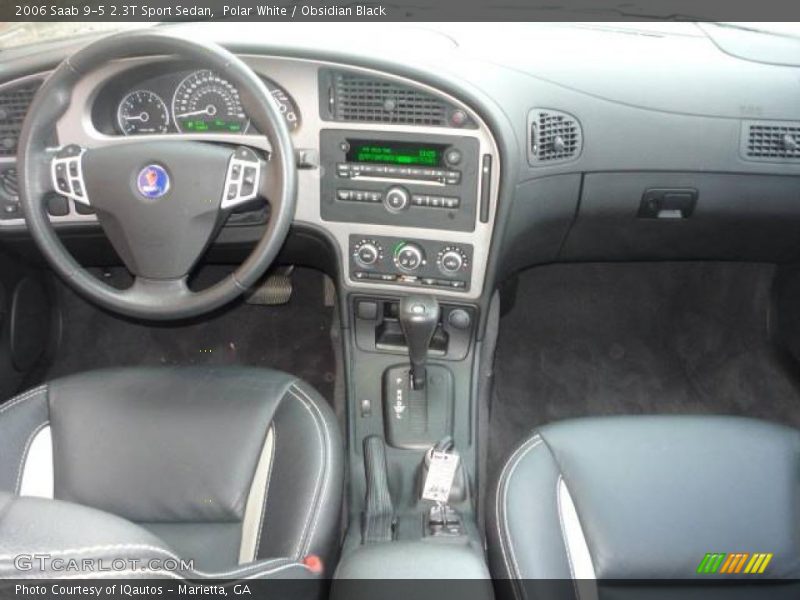 Polar White / Obsidian Black 2006 Saab 9-5 2.3T Sport Sedan