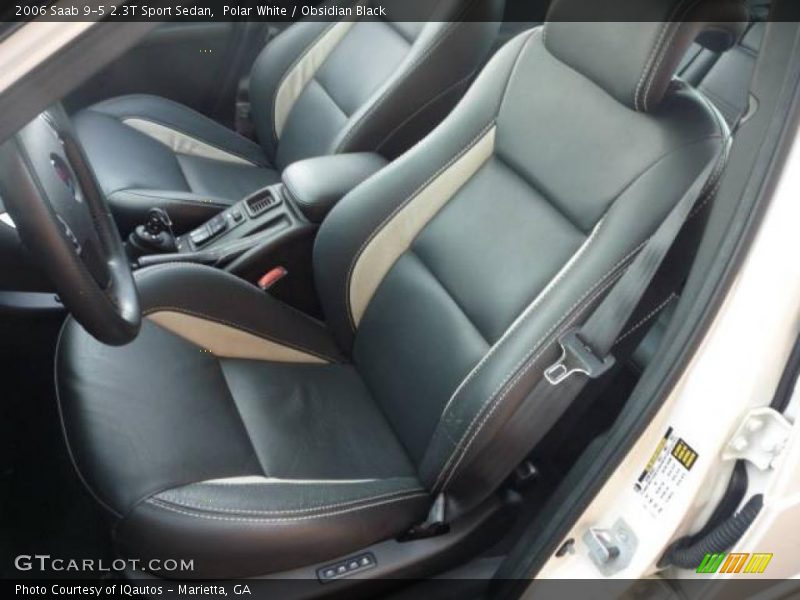 Polar White / Obsidian Black 2006 Saab 9-5 2.3T Sport Sedan