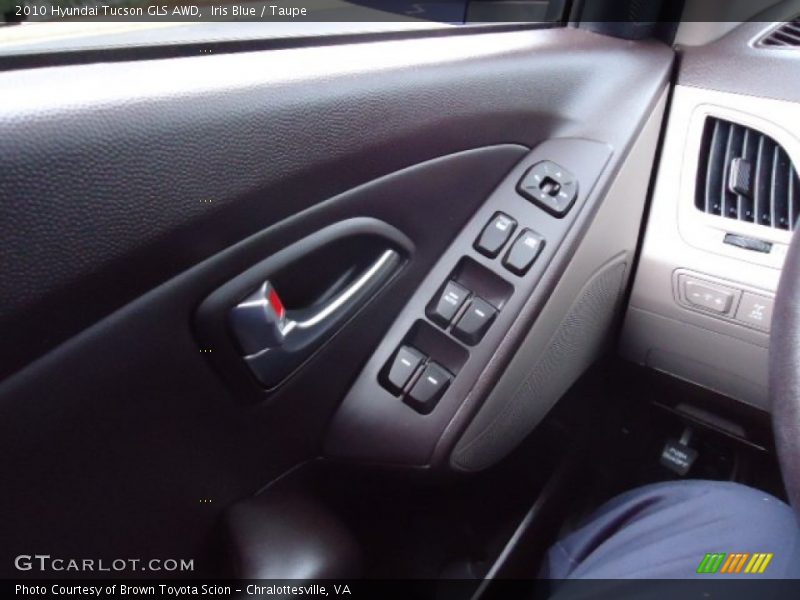 Iris Blue / Taupe 2010 Hyundai Tucson GLS AWD