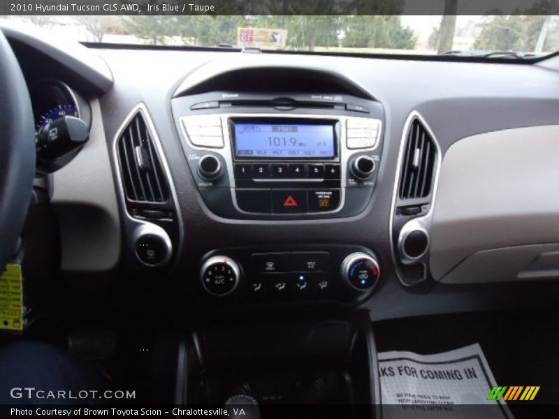 Iris Blue / Taupe 2010 Hyundai Tucson GLS AWD