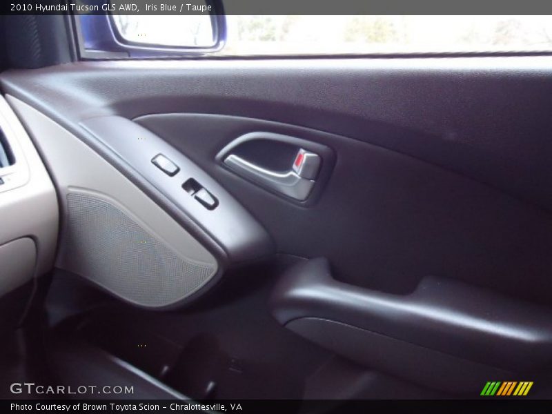 Iris Blue / Taupe 2010 Hyundai Tucson GLS AWD