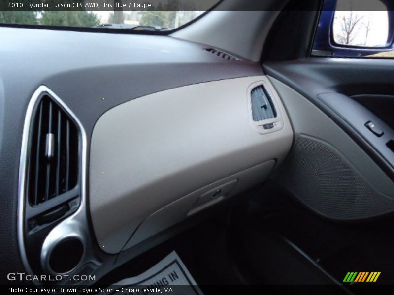 Iris Blue / Taupe 2010 Hyundai Tucson GLS AWD