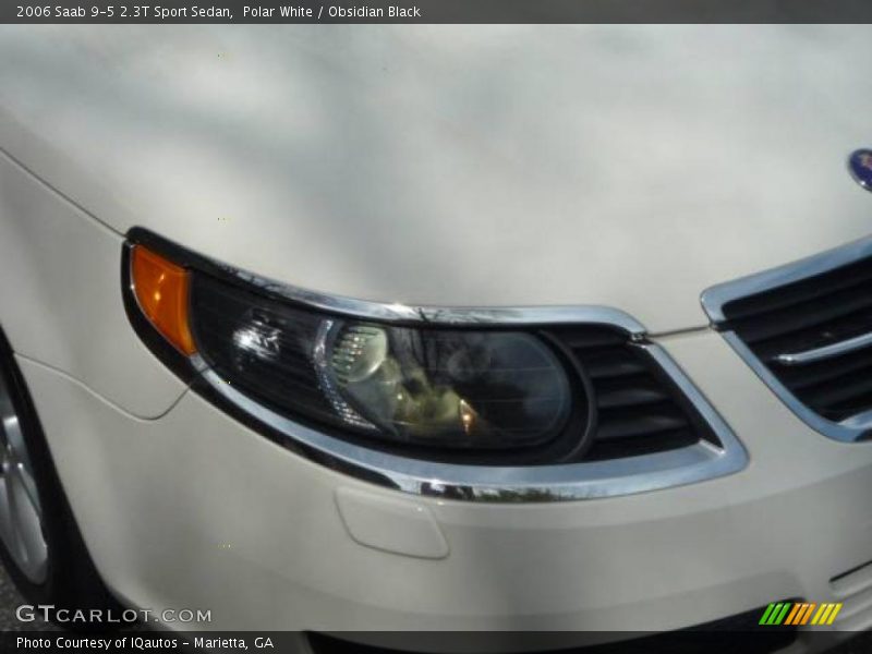 Polar White / Obsidian Black 2006 Saab 9-5 2.3T Sport Sedan