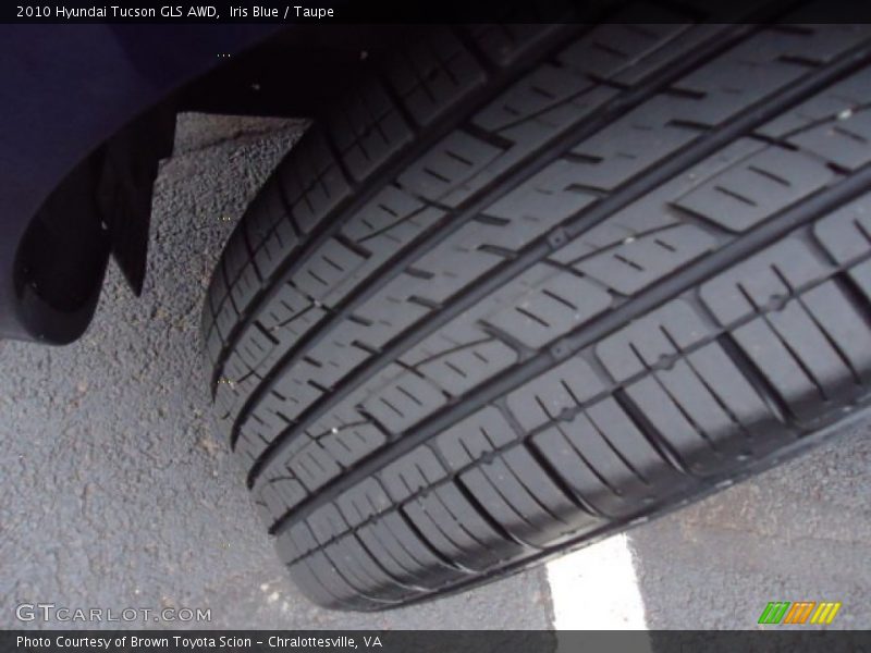 Iris Blue / Taupe 2010 Hyundai Tucson GLS AWD