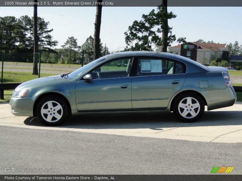 Mystic Emerald Green / Frost Gray 2005 Nissan Altima 2.5 S