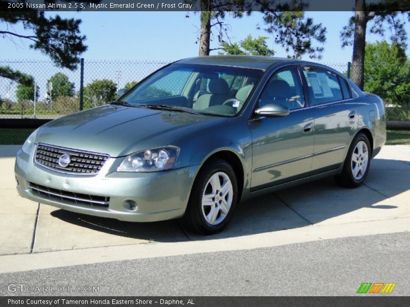 Mystic Emerald Green / Frost Gray 2005 Nissan Altima 2.5 S