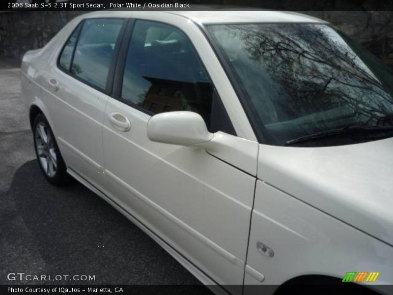 Polar White / Obsidian Black 2006 Saab 9-5 2.3T Sport Sedan