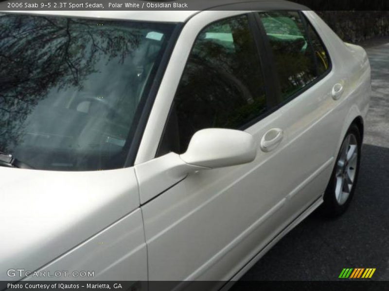 Polar White / Obsidian Black 2006 Saab 9-5 2.3T Sport Sedan