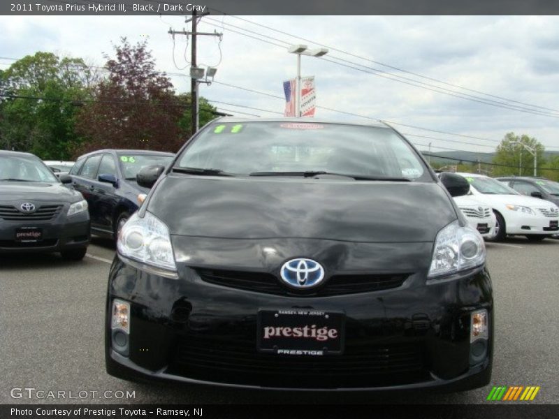 Black / Dark Gray 2011 Toyota Prius Hybrid III
