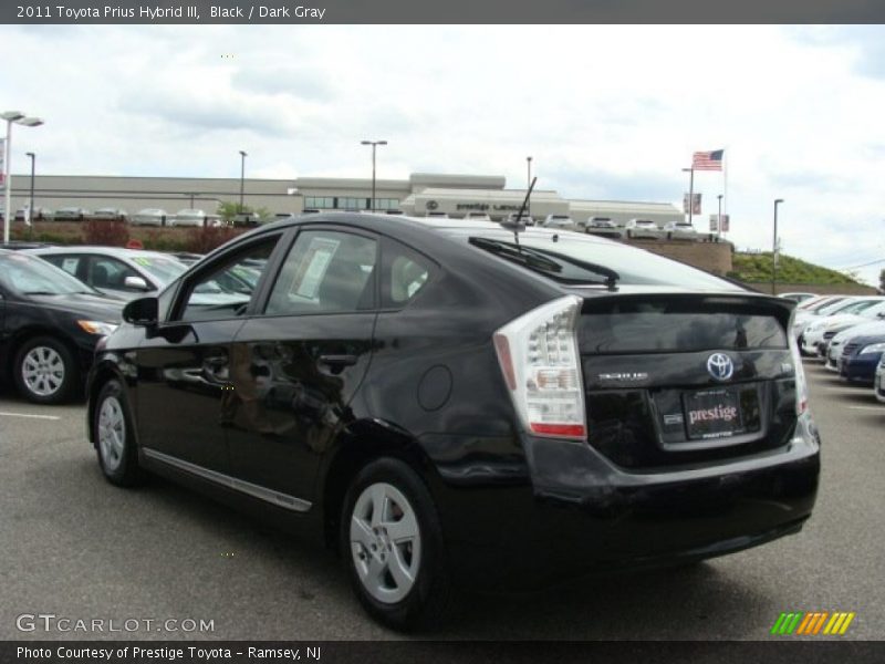 Black / Dark Gray 2011 Toyota Prius Hybrid III
