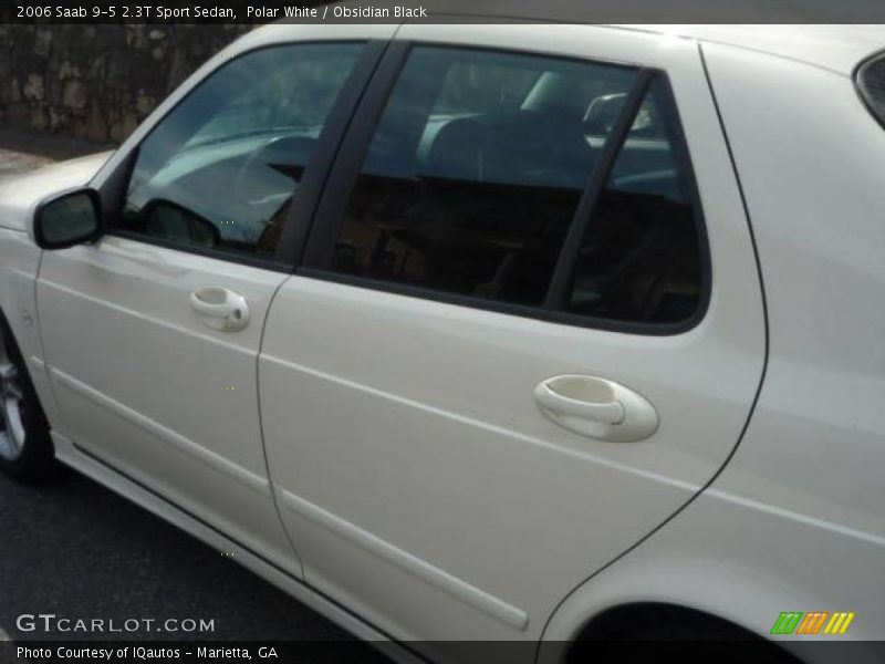 Polar White / Obsidian Black 2006 Saab 9-5 2.3T Sport Sedan