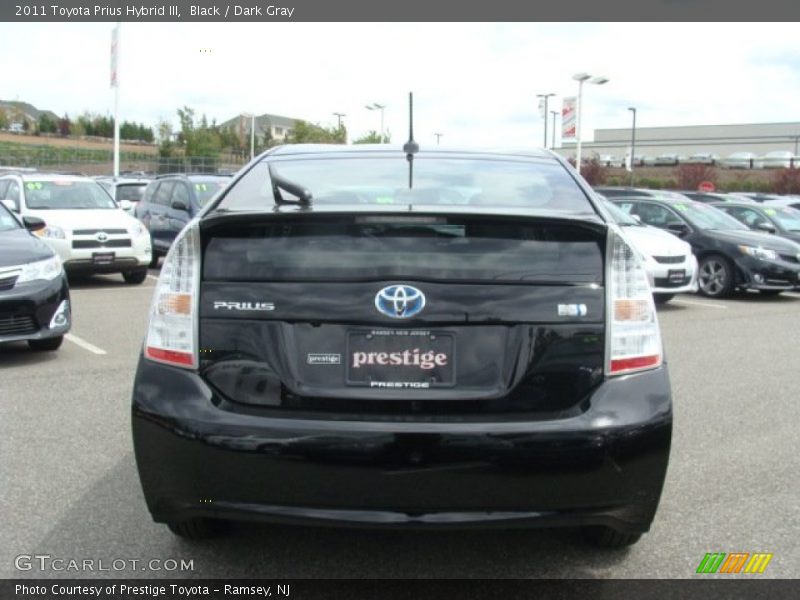 Black / Dark Gray 2011 Toyota Prius Hybrid III