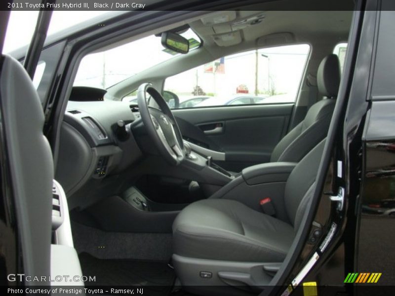 Black / Dark Gray 2011 Toyota Prius Hybrid III