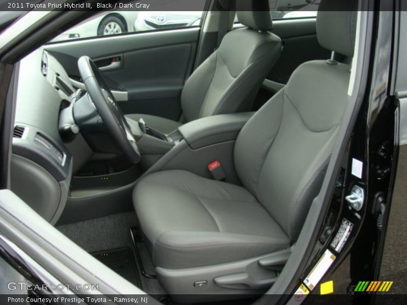 Black / Dark Gray 2011 Toyota Prius Hybrid III