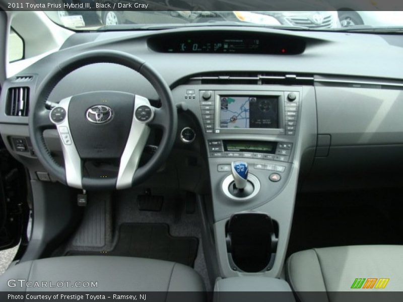 Black / Dark Gray 2011 Toyota Prius Hybrid III